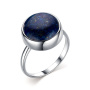 Кольцо из серебра с лазуритом