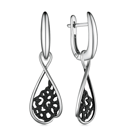Серьги из серебра с эмалью