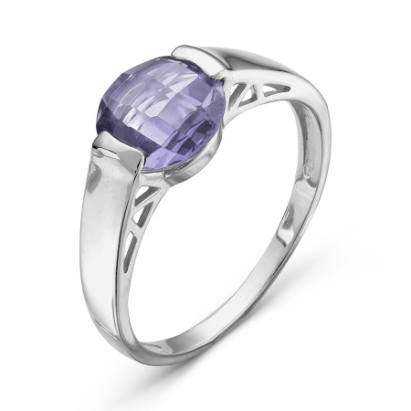 Кольцо из серебра с аметистом