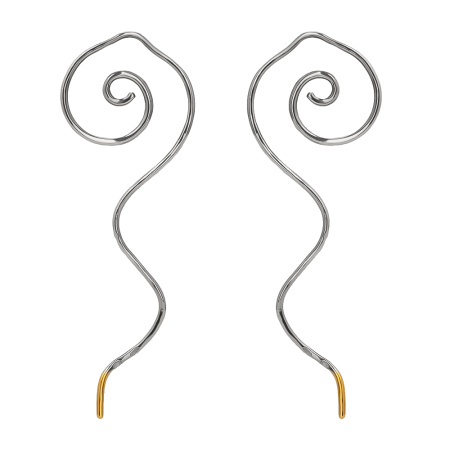 Серьги из серебра