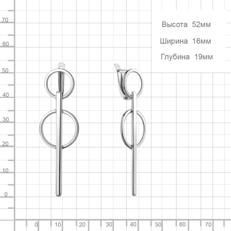 Серебряные серьги