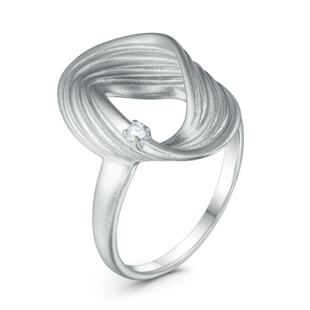 Серебряное кольцо с фианитом