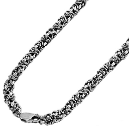 Серебряная цепь «Королевская Роза»