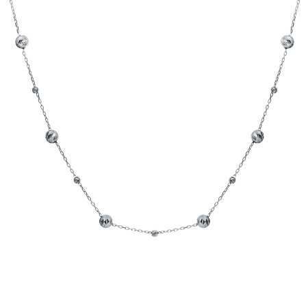 Серебряное колье