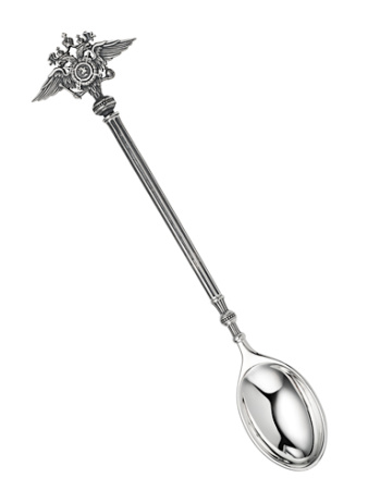 Чайная ложка из серебра «Полиция»