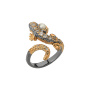 Кольцо из серебра «Ящерица»