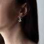 Серебряные серьги «Крыскин»