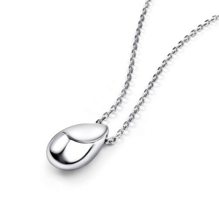 Колье из серебра «Капля»