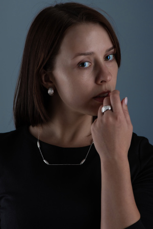 Колье из серебра