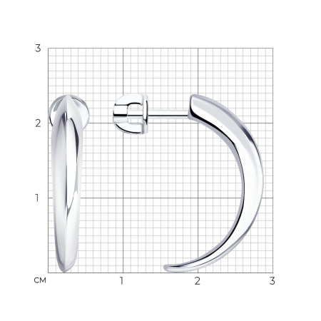 Серьги из серебра