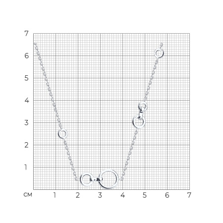 Колье из серебра