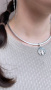 Серебряное колье Гривна ширина 14 см