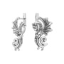 Серьги из серебра «Драконис»