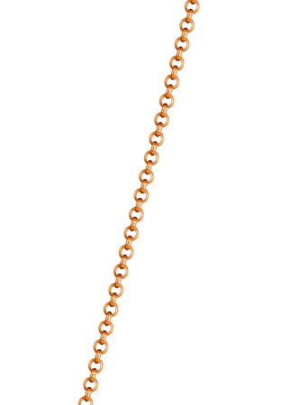 Серебряная цепочка с позолотой