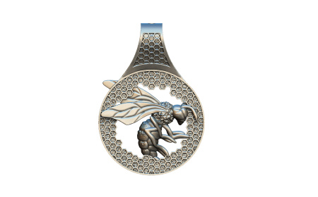 Серебряная подвеска «Жалящий шершень»