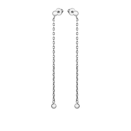 Длинные серьги из серебра