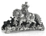 Серебряная салфетница «Богатырская сила»
