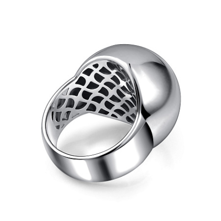 Кольцо из серебра «Круг»