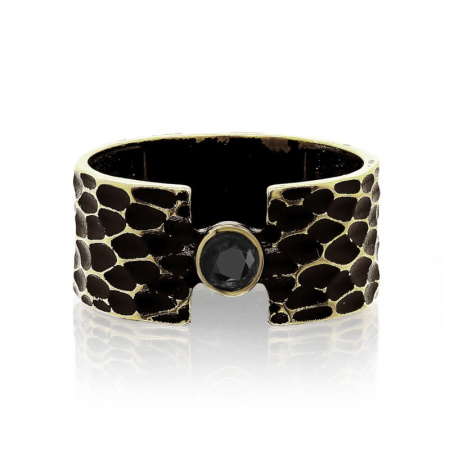 Кольцо из серебра с наношпинелью