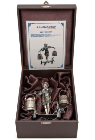 Серебряный набор для специй «Крестьянка»