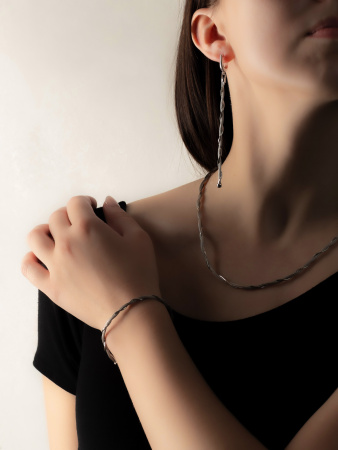 Серьги из серебра