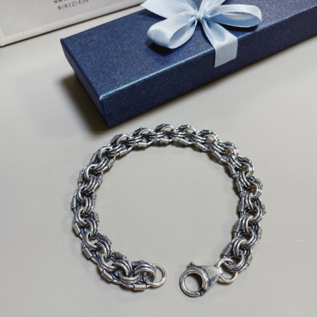 Серебряный браслет «Королевская мантия»