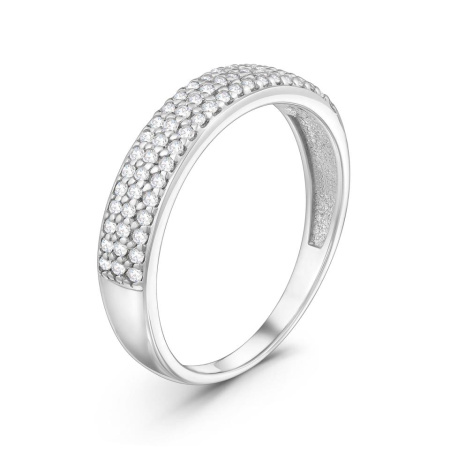 Серебряное кольцо с фианитами