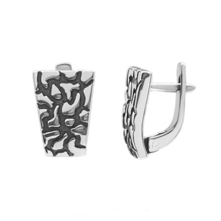 Серебряные серьги «Трапеция»