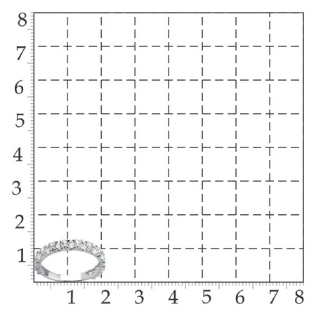 Серебряное кольцо с фианитами