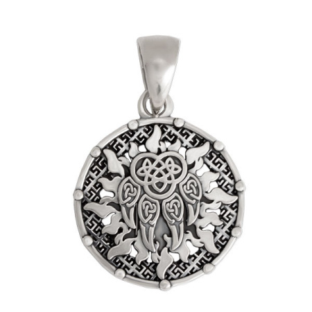 Серебряная подвеска-оберег «Волчья лапа»