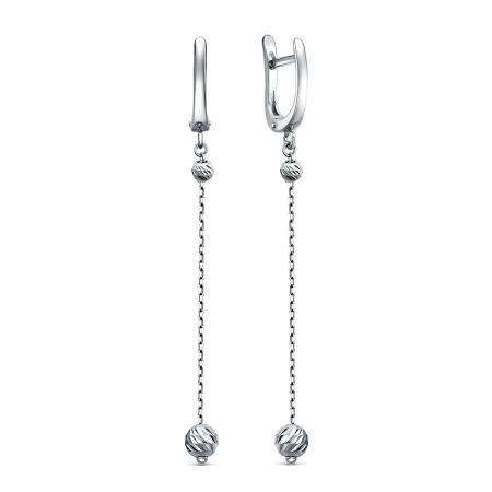 Серьги из серебра «Шарики»