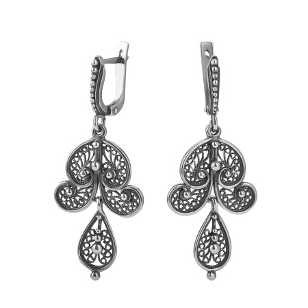 Серьги из серебра