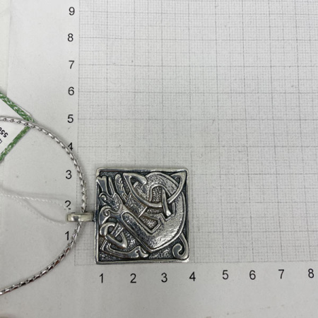 Серебряный кулон «Собаки»