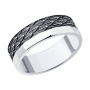 Мужское кольцо из серебра