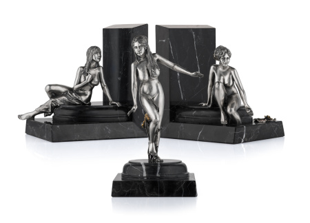 Книжные упоры «Купальщицы» 3 фигурки