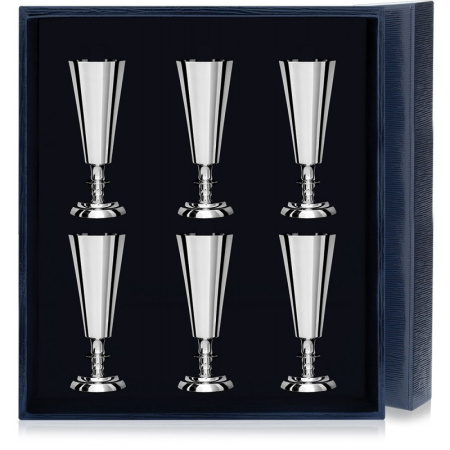 Набор серебряных рюмок «№2» - 6 предметов