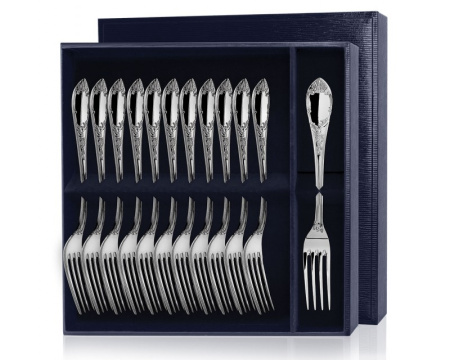 Серебряный набор «Престиж» 12 столовых вилок