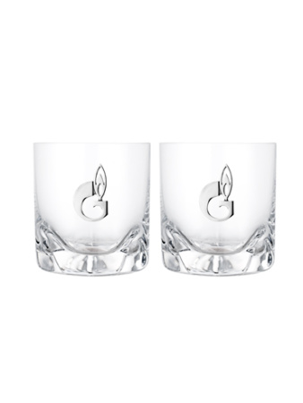 2 стакана для виски «Газпром» с серебром
