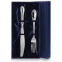 Серебряный набор «Престиж» столовая вилка и нож
