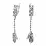 Серьги из серебра «Варежка»