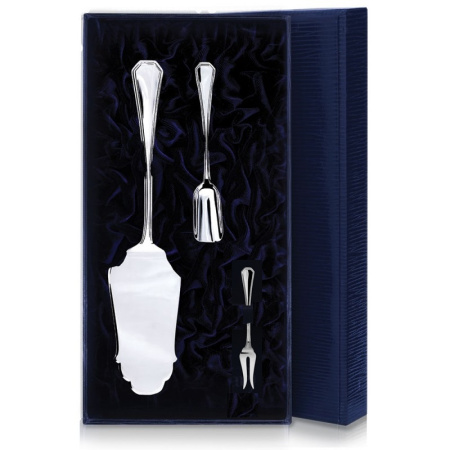 Набор чайный «Элегант» вилка для лимона, лопатка для пирожного, совок для сахара