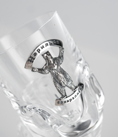 2 водочные стопки «Норильский медведь»