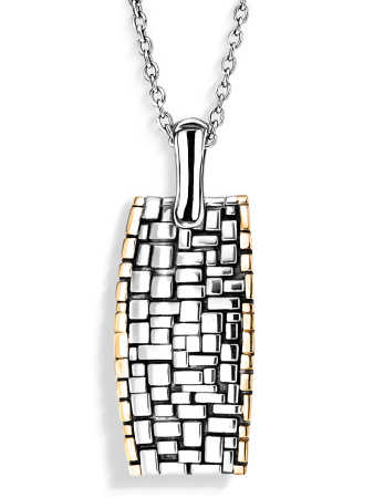 Подвеска из серебра с позолотой