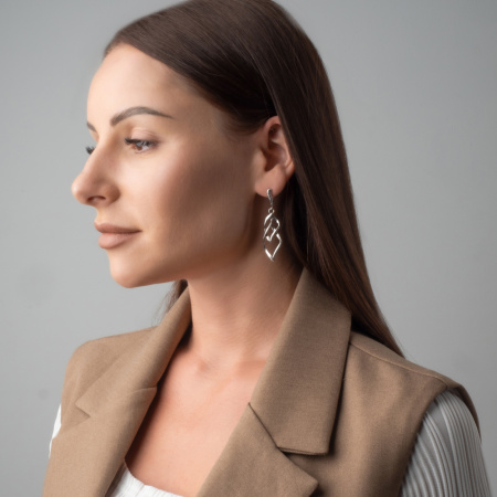 Серебряные серьги «Эфир»