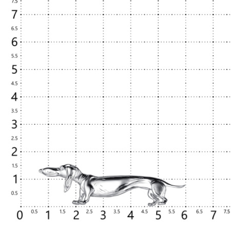 Брошь «Очень длинная собака Такса»