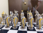 Шахматы из серебра «Ледовое побоище»