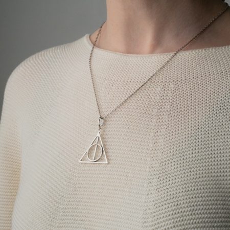 Серебряная подвеска «Дары смерти»