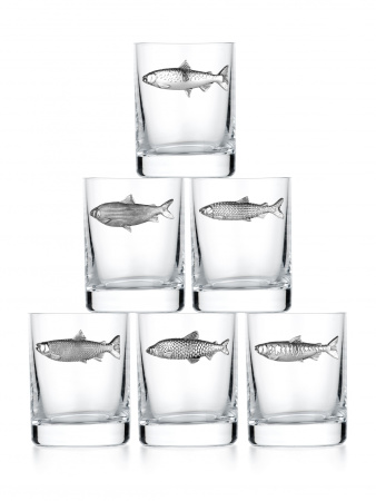 Стопки водочные «Рыбы Севера»