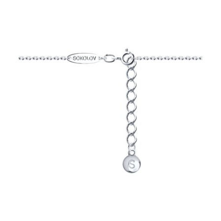 Браслет из серебра с кварцем