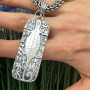 Серебряный кулон «Ящер»